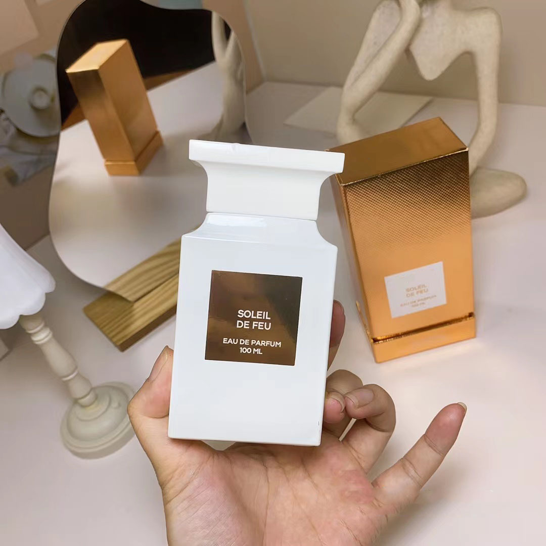 

Designer perfume soleil de feu Tuscan Leather fucking Fabulous oud wood Tobacco Vanille Lost Cherry 100ml edp fragrance good smell Long time leaving spray Fast ship