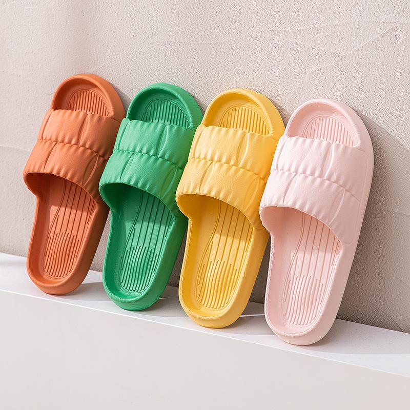 

Slippers EVA Slides Women Bathroom Shoes Summer Soft-Soled Platform Sandals Home Indoor Anti-slip Men Ladies Outdoor Beach Flip, Pink