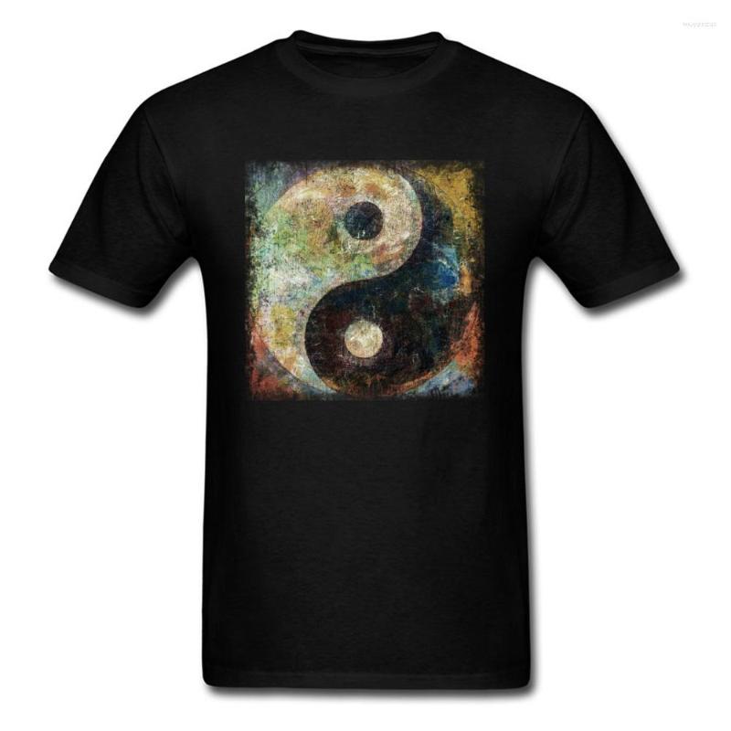 

Men's T Shirts YIN YANG T-shirt Men Tshirt Crewneck Shirt Summer Tops & Tees Short Sleeve Slim Fit Cotton Tee Party, New shirzzz77918