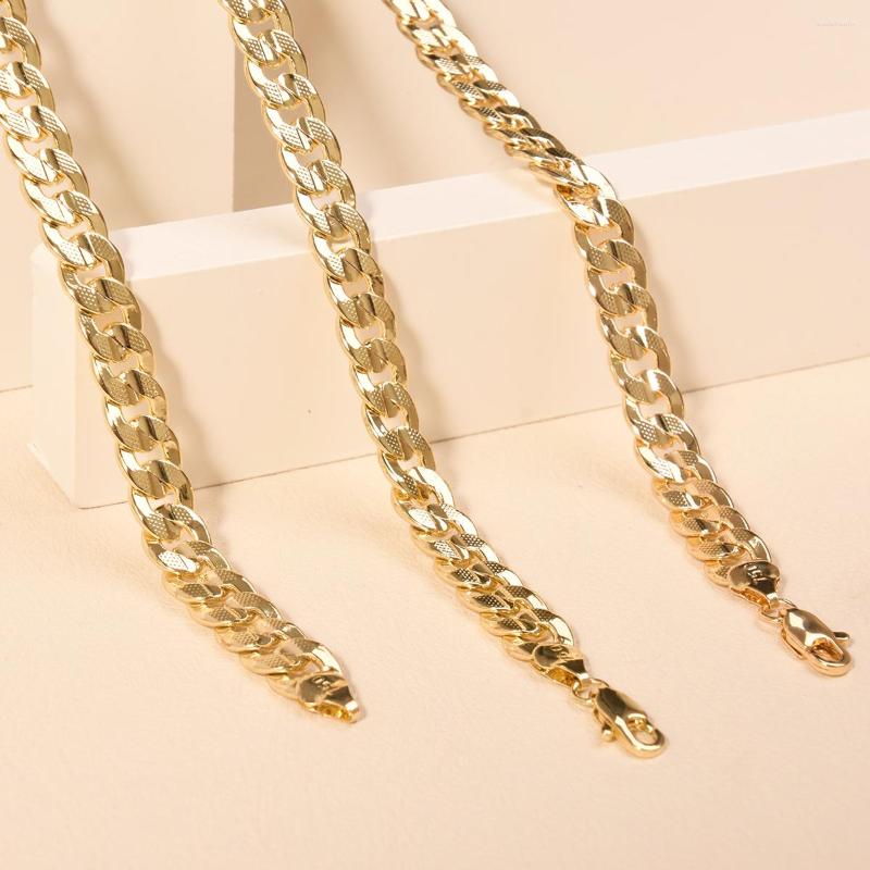 

Chains European And American Gold Plated Chain Men's Fashion Jewelry 24 Inch Necklace