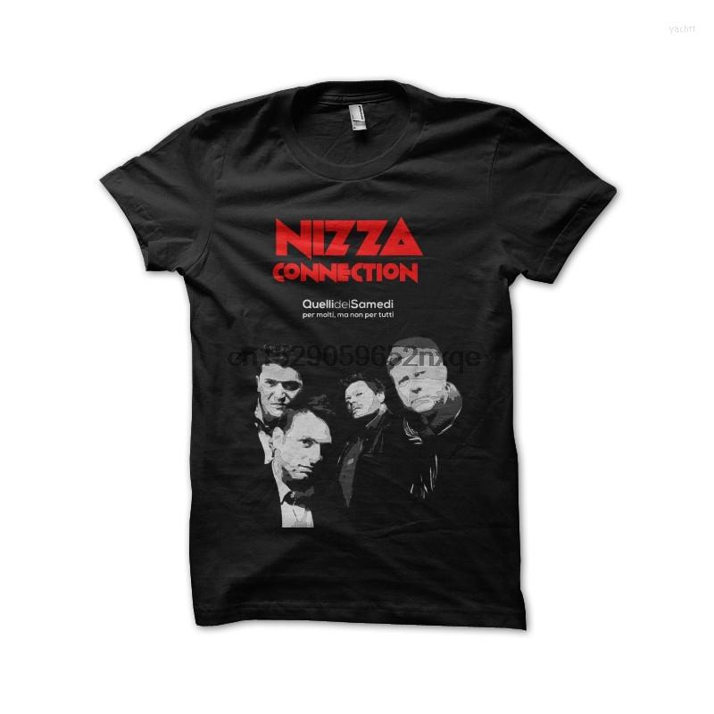 

Men' T Shirts Men Shirt Black T-shirt Nizza Connection Tshirts Women, Men-darkpurple