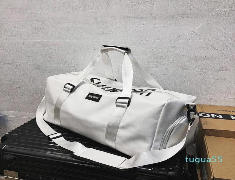 

Duffel Bags Simple Hand Bag Men039s Luggage Large Capacity Chao Da Wang Red Business Trip Short Travel Women039s3351709, White