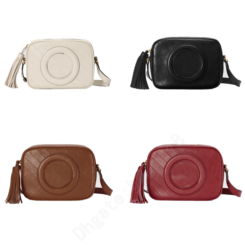 

Luxury designer new Camera bag Blondie Shoulder Bags puff men vintage handbag Fashion women Cross Body tassel wallet G series hobo tote handbags luxurious Gift purse, Deep brown