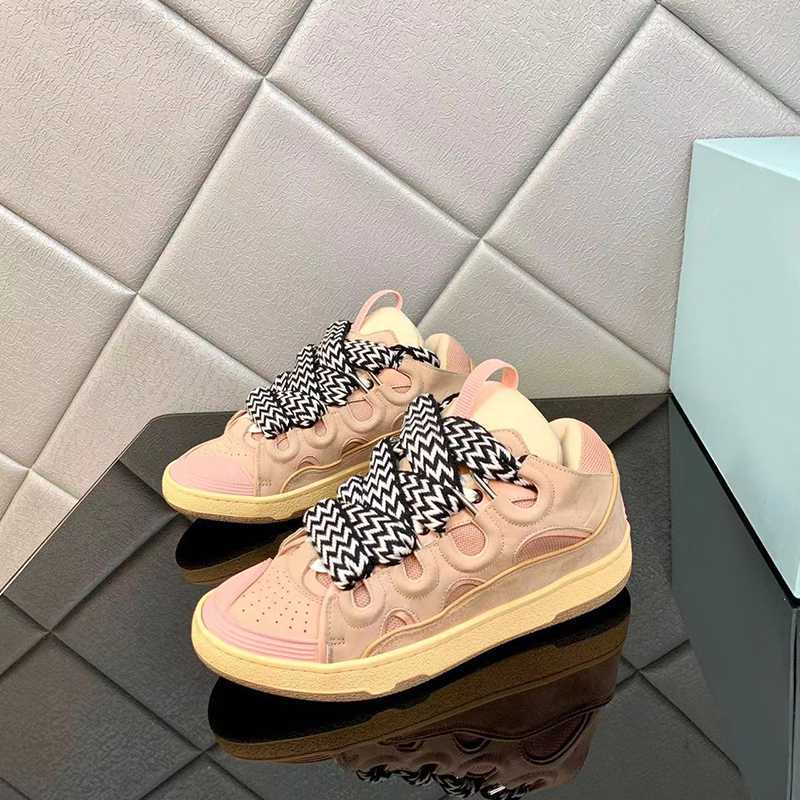 

Designer Mesh Shoes Boot Men Women Laceup Extraordinary Sneaker Embossed Leather Curb Sneakers Calfskin Rubber Nappa platformsole, 14