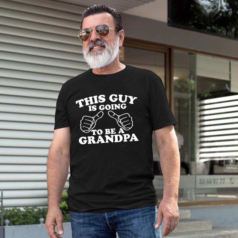 

Men' T Shirts This Guy Is Going To Be A Grandpa Letter Printed T-shirt Novelty Graphic Shirt With Slogan Fashion Male Clothes, Null-mstwh-