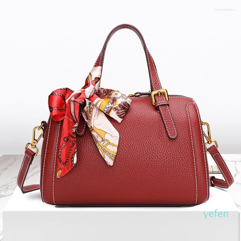 

Evening Bags Women Fashion Leather Messenger Handbag Top Layer Cowhide, See chart