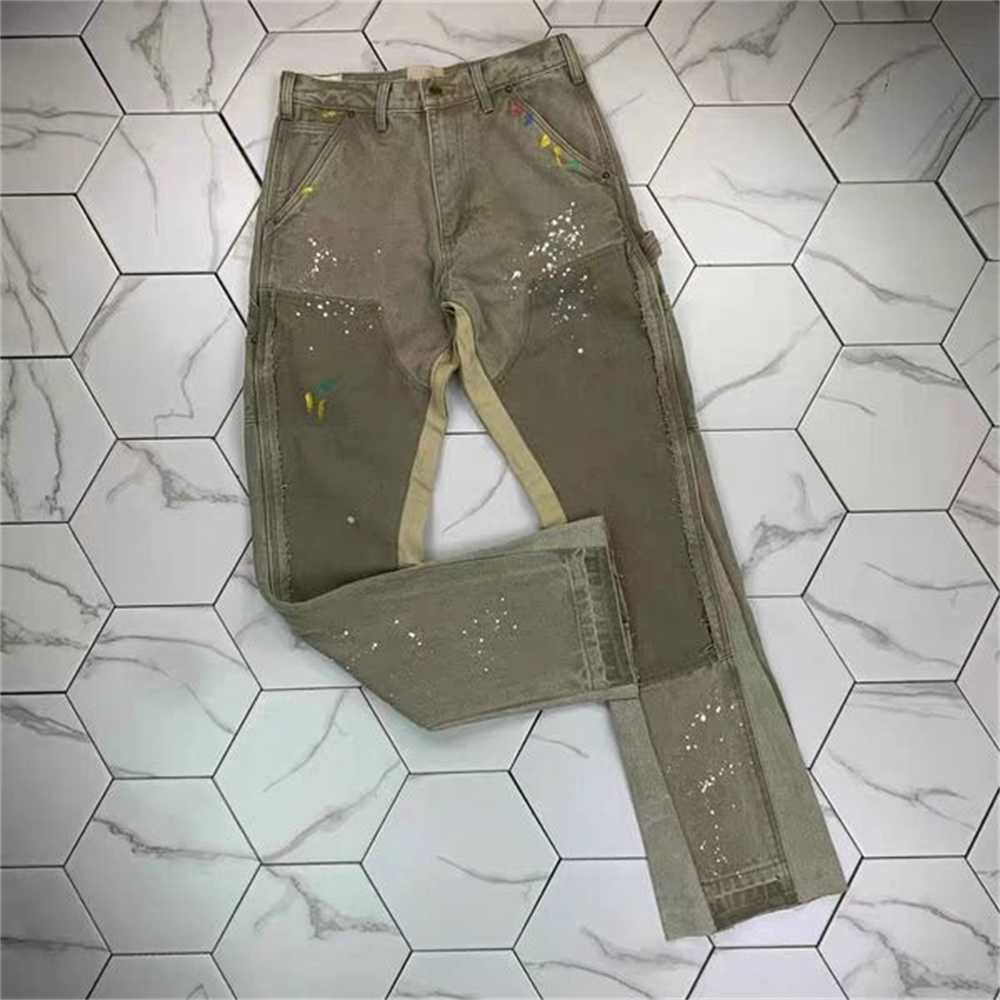 

HM519 High quality Mens jeans Distressed Motorcycle biker jean Rock Skinny Slim Ripped hole stripe Fashionable snake embroidery Denim pants MK8U, Brown