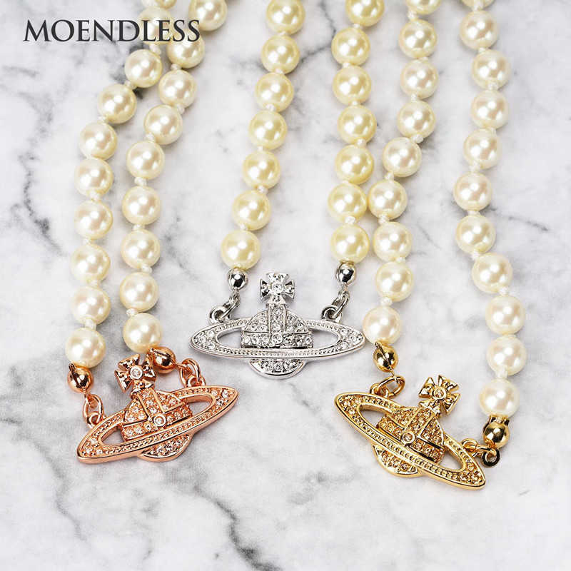 

The Water Drop Vivian Ouyang Nana is same as the Empress Dowager Pearl Saturn Fashion Classic Collar Chain