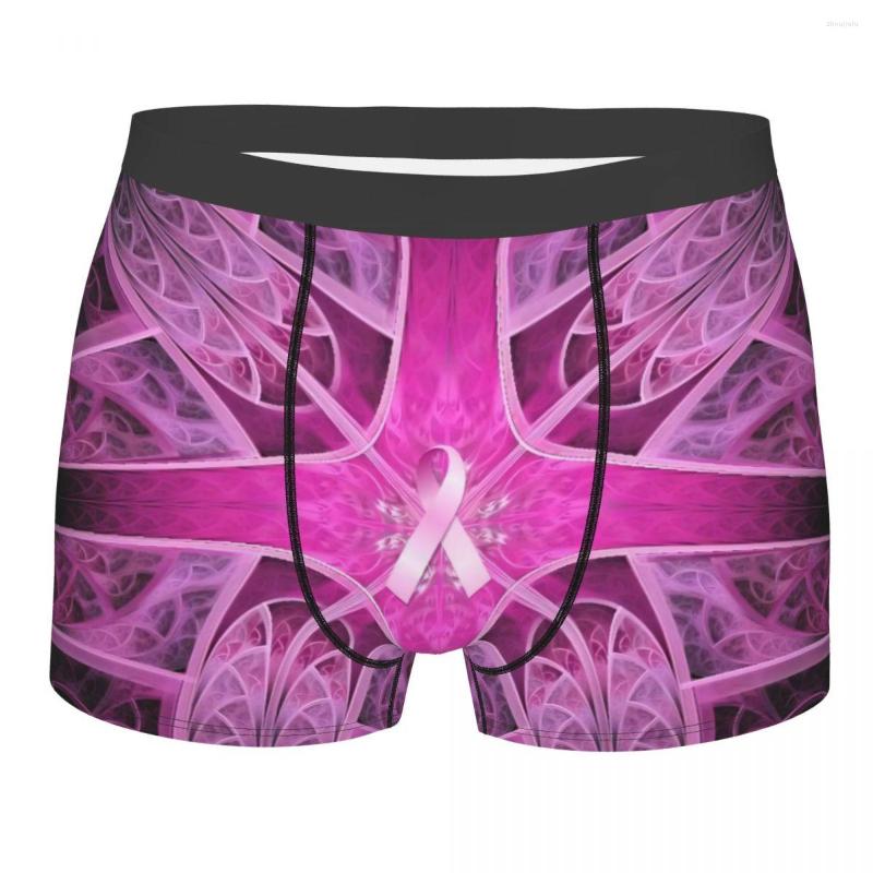 

Underpants Personalized Pink Breast Cancer Ribbon Boxer Shorts Men 3D Printed Male Breathbale Underwear Panties Briefs, 11