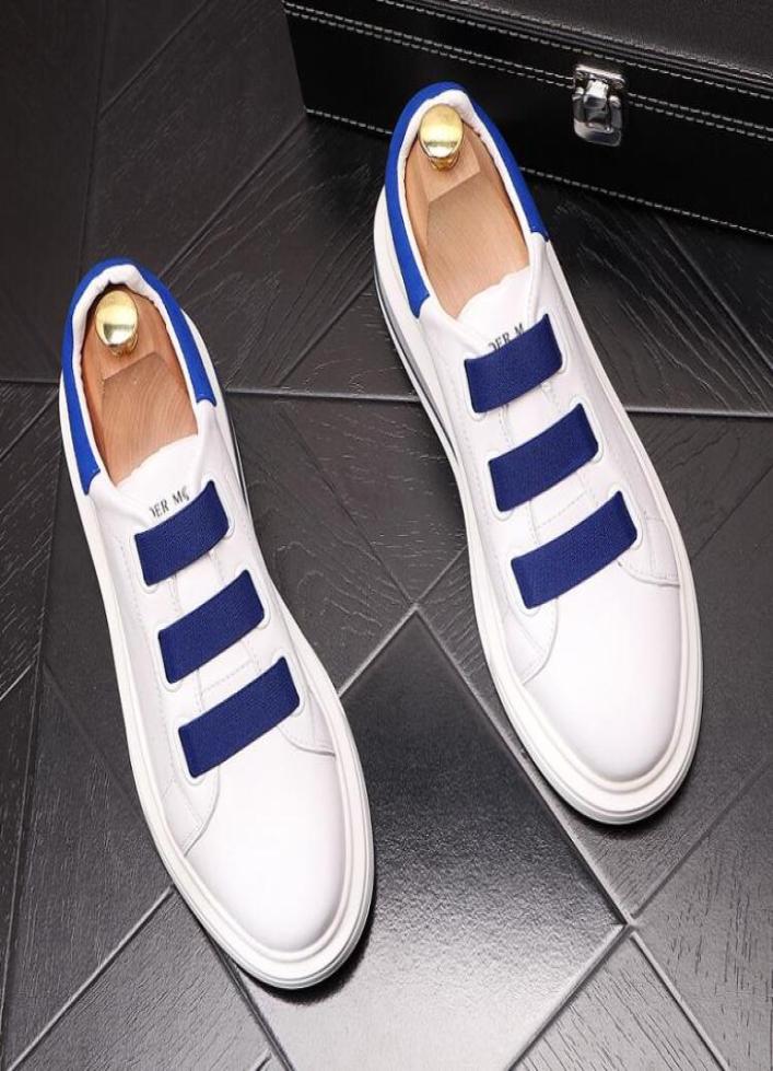 

British Men Trendy flowers Casual Flats high tops Shoes Male Wedding Moccasins Loafers Sapato Social Masculino Business Shoes D1449439314, Blue