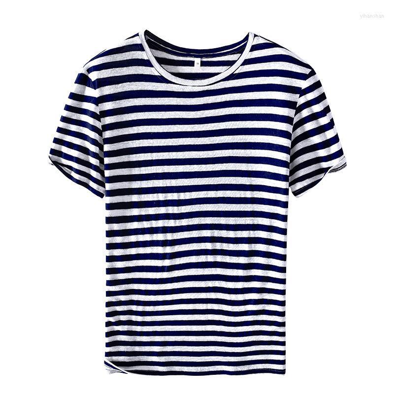

Men's T Shirts Striped Mens T-shirt Short Sleeve 2023 Summer Hi-street Oversized Tshirt Cotton Tee, Gray