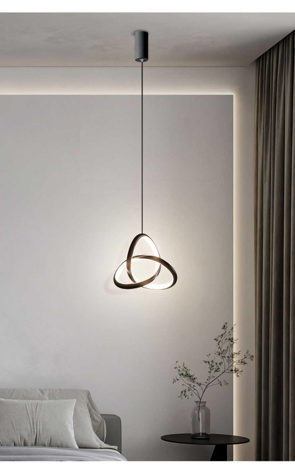 

Pendant Lamps Modern LED Minimalist Pendant Light Modern Decor Art Designer Chandeliers For Bedroom Study Living Room Home Creative Lamp G230524