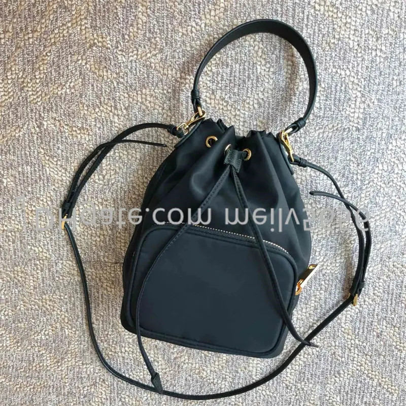 Original Fashion totes Designer Luxury Shoulder Bags Handbags nylon drawstring Bucket Bag Women Brand Classic Style Genuine Leather Cross Bags Pu