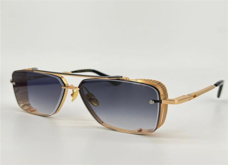 

L EDITION M six sunglasses men model metal vintage fashion style square frameless UV 400 lens come with package good selling8236944