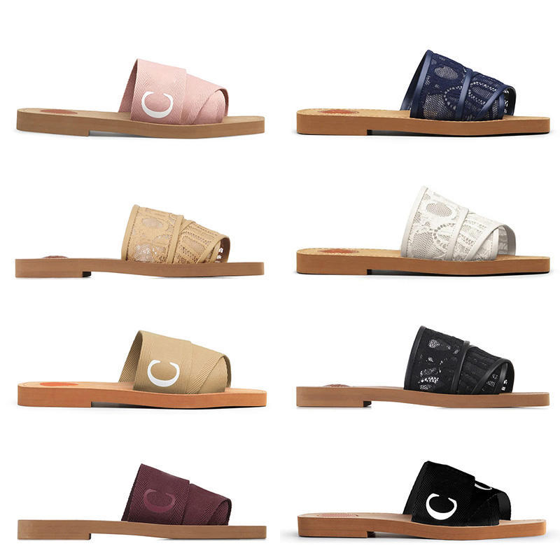 

2023 luxury woody sandals famous designer women Ch slippers dhgate Top platform summer Beach Casual outdoor ladies Black pink flat flip flops shoes euro 35-42, A20
