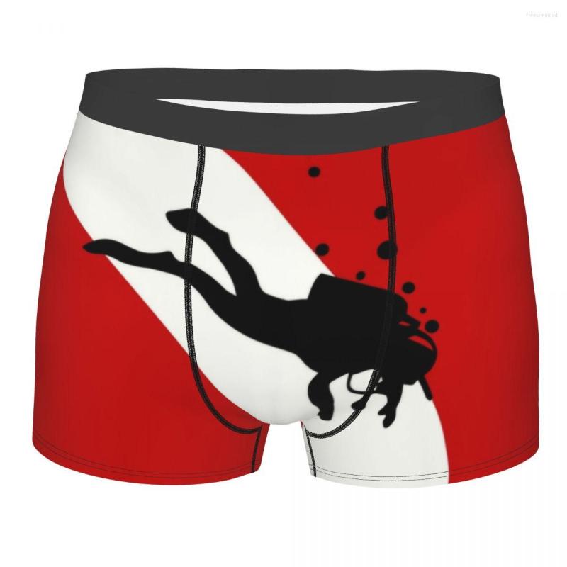 

Underpants Scuba Dive Flag Bubble Underwear Men Sexy Print Custom Diving Diver Boxer Briefs Shorts Panties Breathable, 19