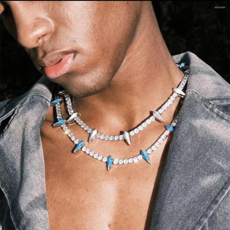 

Chains Hip Hop Fashion Alloy Claw. Stone Luminous Dripping Oil Men And Women Necklace Nightclub Trendy Accessories