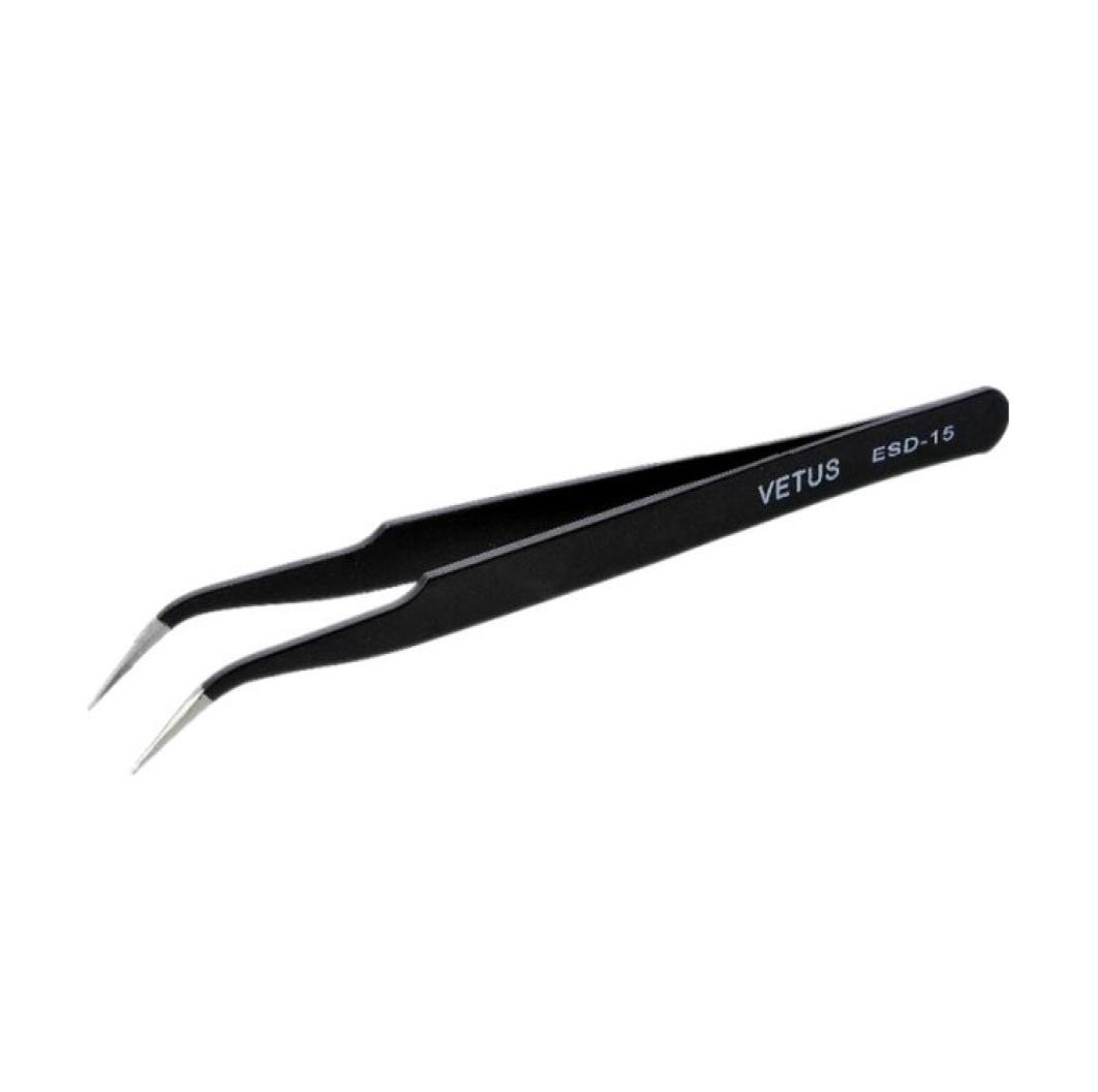 

2Pcs Seashine Straight Curve Stainless Steel Tweezers Eyelash Extension Tool Eyelash Eyebrow Tweezer Makeup Set Tools Kit 1901427