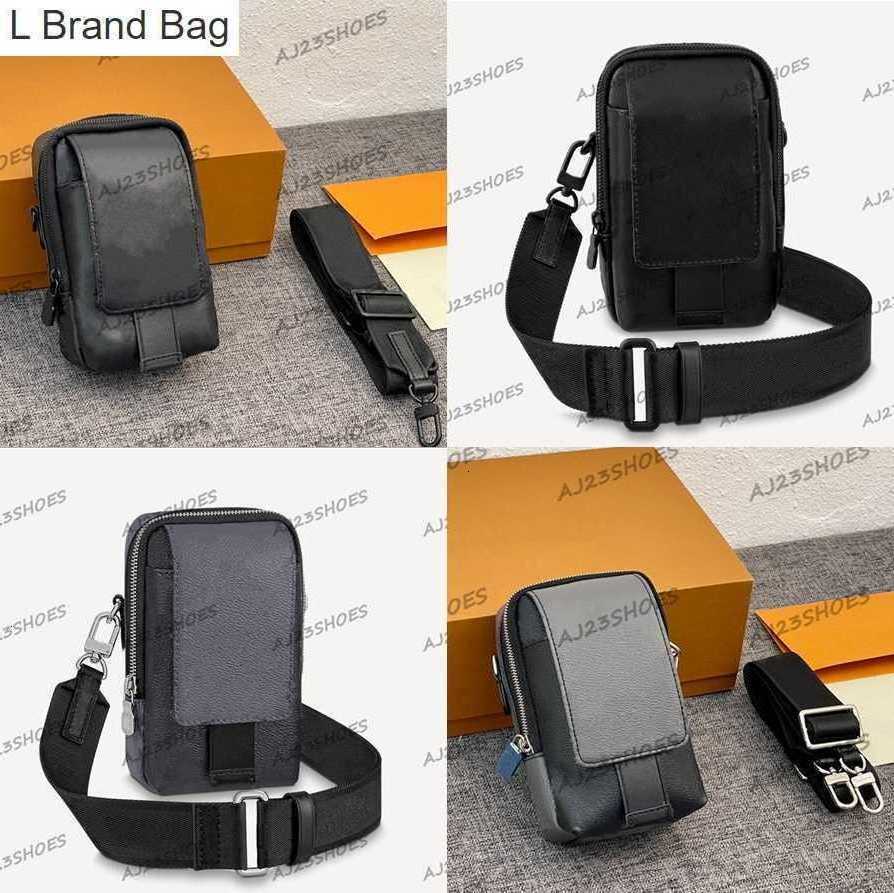 

L Brand Bag M81321 M81323 Double Phone Pouch NM Mens luxurys designers bags Pattern leather cross body bag Designer Shlouder Bag with Adjustable strap