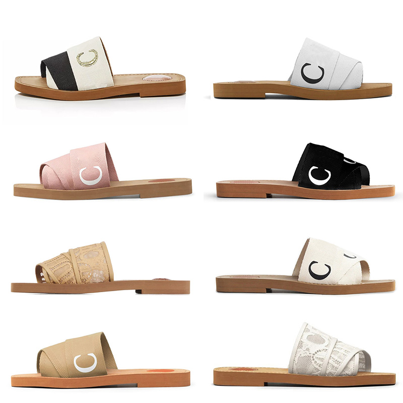 

luxury sandals famous designer women woody slides Ch slippers free shipping dhgate summer Beach ladies Top Fashion platform flat flip flops casual shoes euro 35-42, A31 35-42
