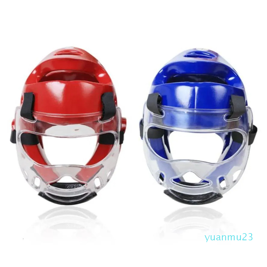 

Protective Gear Taekwondo Helmet Adult Children Martial Arts Fight Face Mask Head Protect Skating Equipment for Boxing MMA Karate