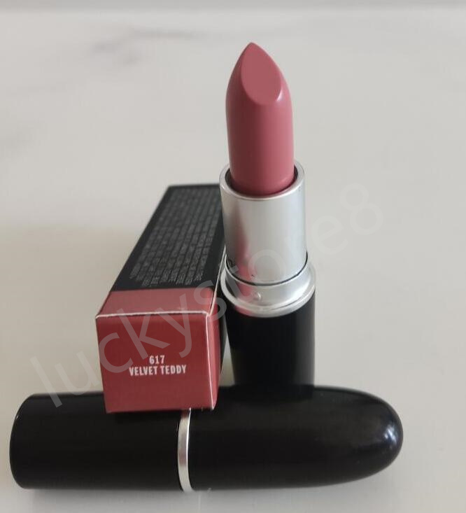 

M brand VELVET TEDDY lipstick matte Rouge A levres Lipstick with Series Numbers aluminum tube wholesale