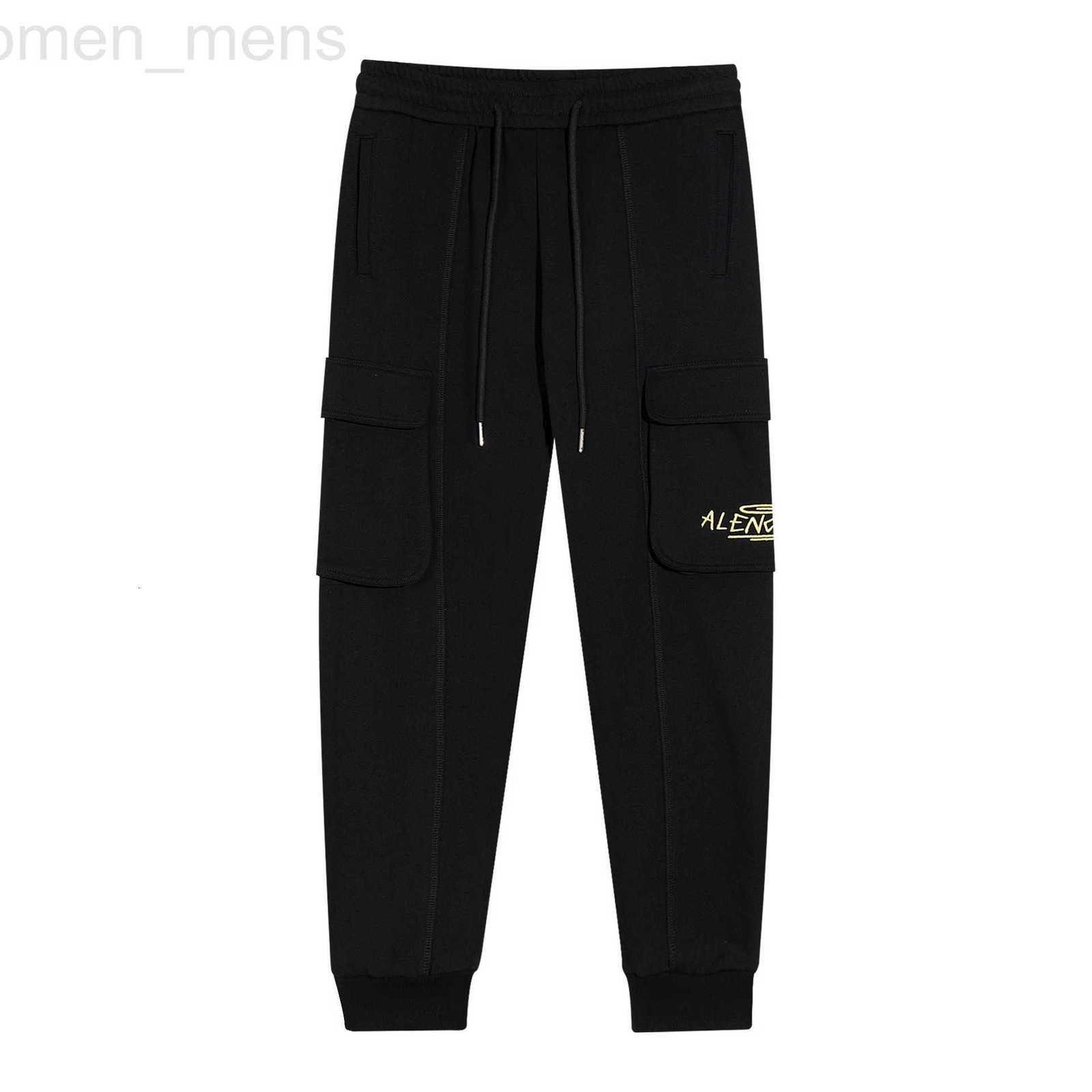 

Men's Pants designer Sale Luxury ris Autumn and Winter Hot Letter Emroidery Workwr Pocket Casual Drawstring nts WM8C, Black