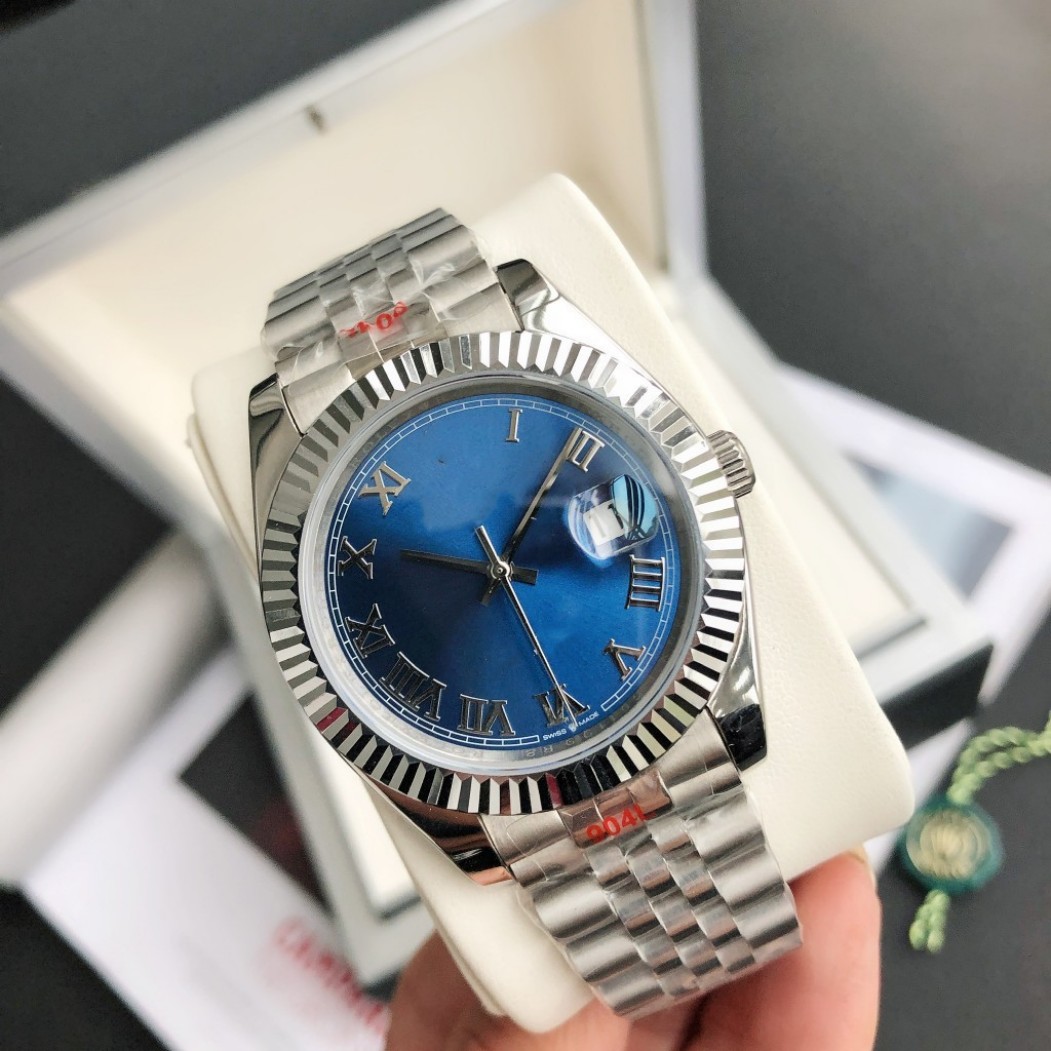 

AAA Original box luxury men's 41MM automatic watch 904L stainless steel strap sapphire swimming designer watch Montre de Lux 25 colors, Style 21 watch+original box