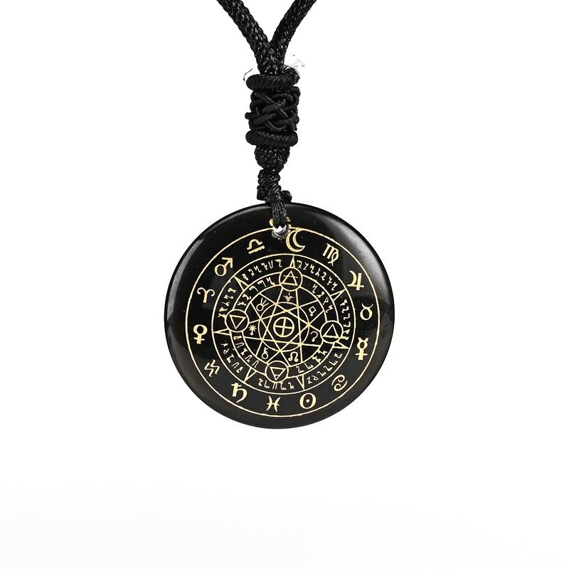 

Pendant Necklaces Constellations For Women Men Fashion Gift Choker Round Chain Necklace Unisex Friendship JewelryPendant