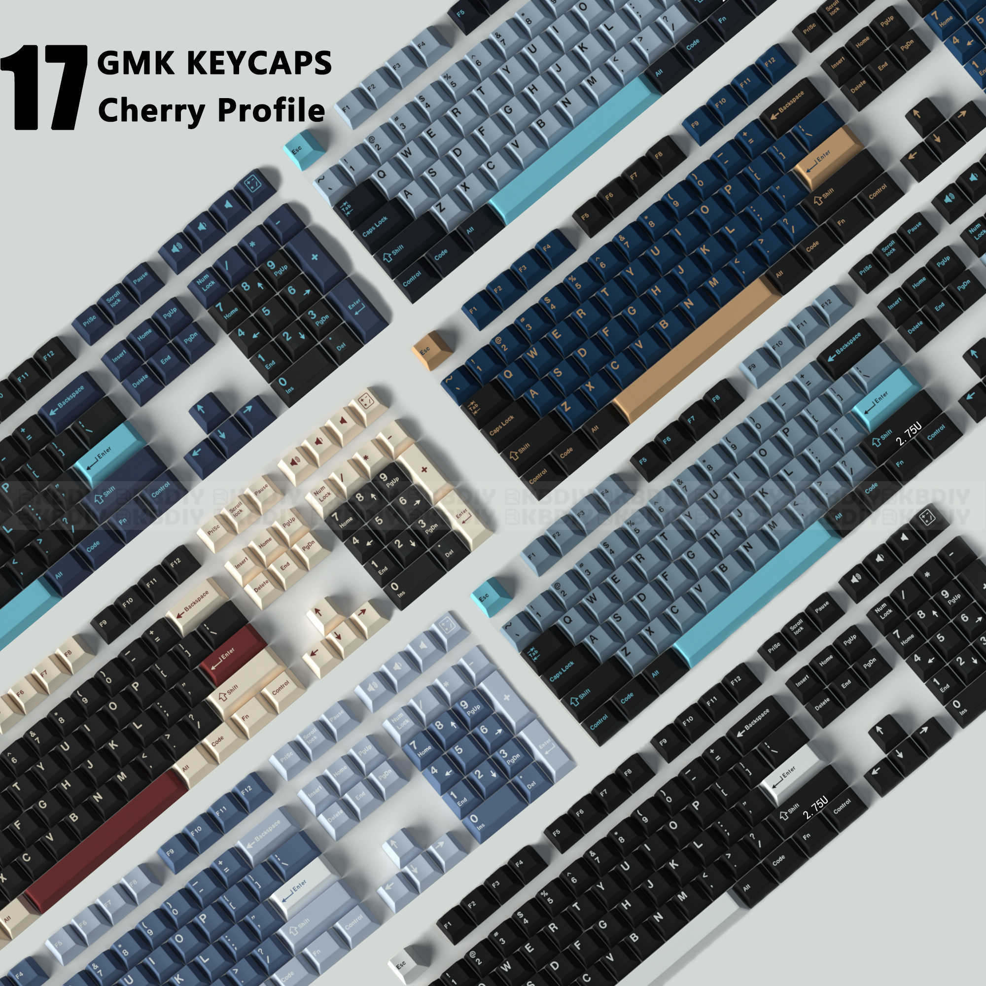 Keyboards KBDIY GMK Keycap Cherry Profile Double Shot PBT ABS Keycaps for Mechanical Keyboard GMK 8008 Red Samurai Olivia Apollo Arctic G230525-image-869201193