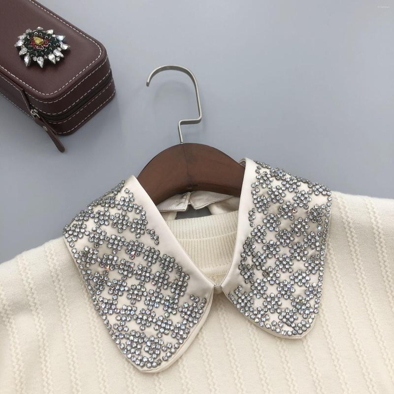 

Bow Ties Female Shirt Fake Collar For Blouse Tops Decorative Girls Removable Detachable Clothing False Accessories