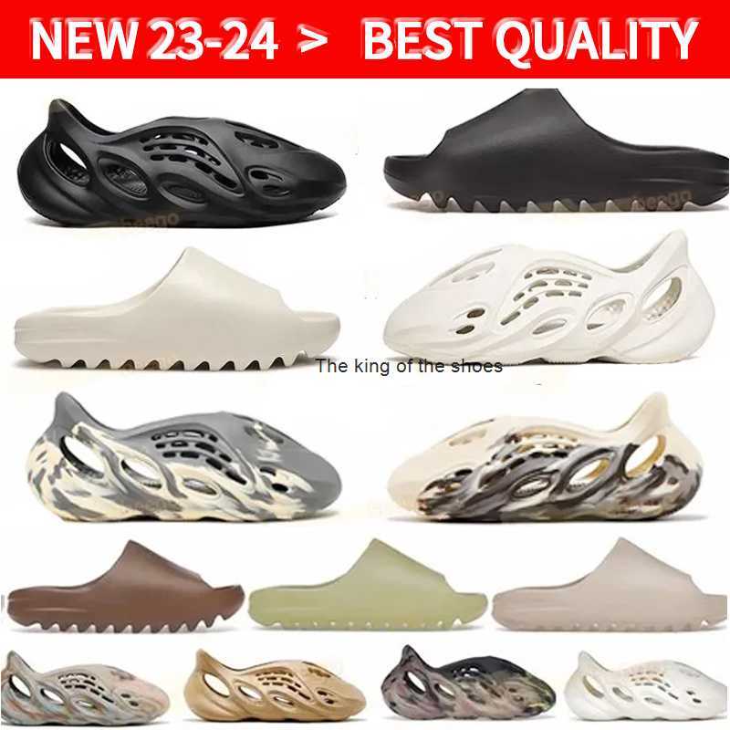 

2023 Designer Slippers Men Woman slider Foam Runner Vermillion Mineral Blue Onyx Pure Sandals Slide Slipper Ochre Bone Resin Clog Desert Ararat runr slides shoe 36-48, #1