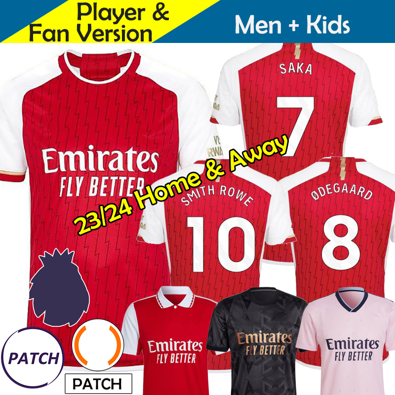 

23 24 ARSen SAKA Soccer Jerseys Kids Kit 2023 2024 Football Shirts Camiseta Futbol Home Away 3rd Maillot de Foot Goalkeeper SMITH ROWE G.JESUS ODEGAARD BERGKAMP Men Top, 22-23 kids 3rd