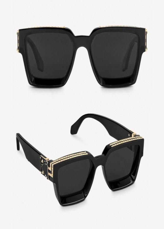 

MILLIONAIRE Sunglasses for men and women square full frame Vintage 1165 unisex Shiny Gold good sell plated Top quality 96006 eyegl6843972