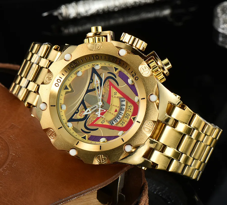 

Men Watches Gold Ceramic Bezel Top Quality multifunction Mens Luxury Automatic Watch Mechanical Movementstainless steel waterproof Wristwatches