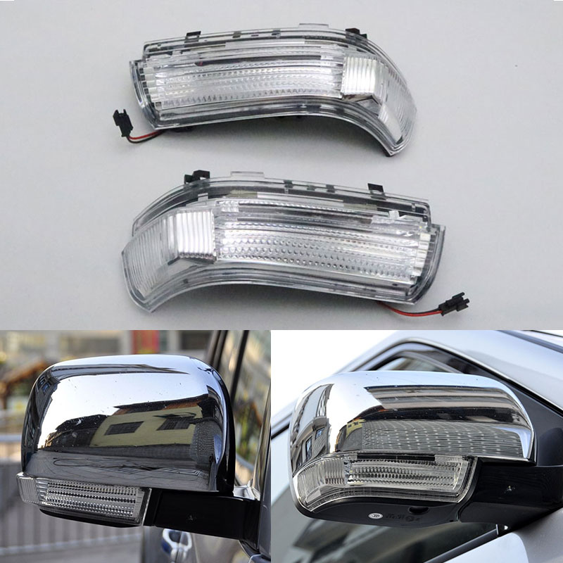 

For Mitsubishi Pajero Montero Shogun 2006-2019 Auto Wing Door Side Rearview Mirror Lamp Turn Signal Light