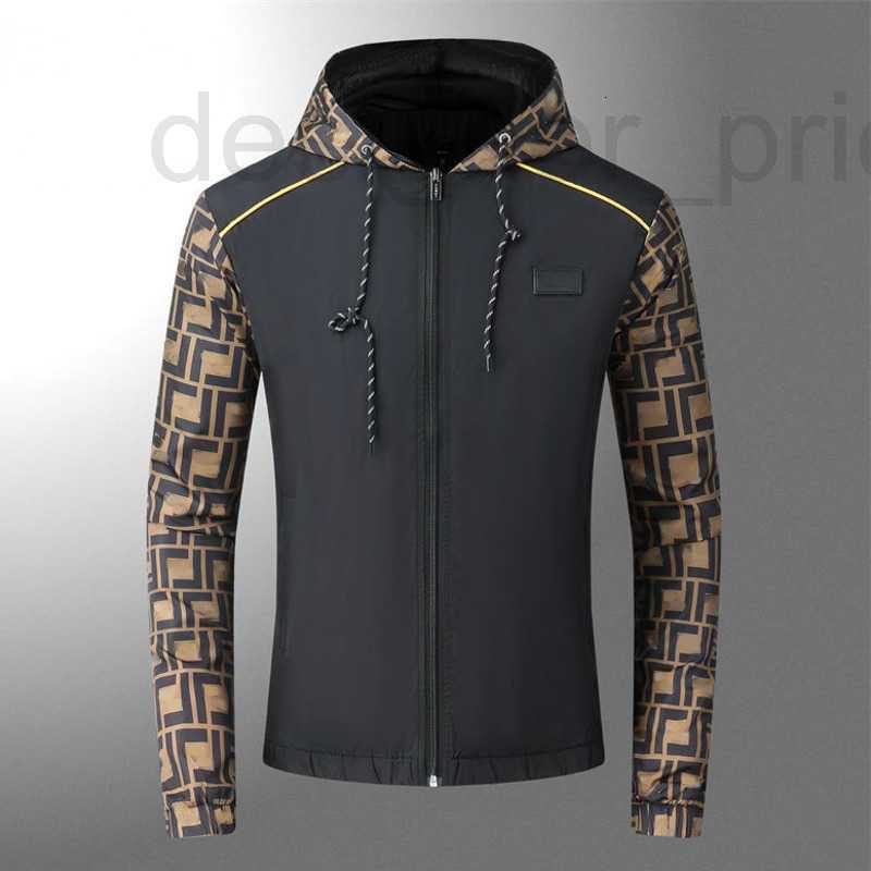 

Men's Jackets Designer Fashion Hooded Men Cardigan Coat Jacket Mens Zip Embroidered Nylon Windbreaker hoodies R8N5, White