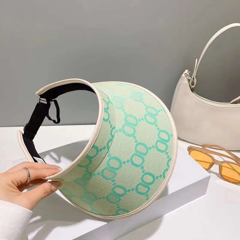 

Visor Cap Womens Designer Baseball Caps For Men Womens Sport Hat Fashion Summer Visors Travel Casquette SunHat Bucket Hats G Visors 2305266D, G1