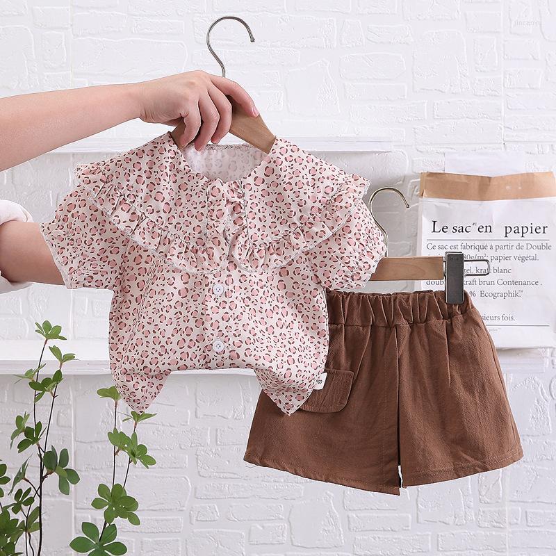 

Clothing Sets Girls Clothes Summer 2023 Children Fashion Princess Shirts Shorts 2pcs Party Suit For Baby Girl 1-4 Years Old Kids Outfits, Green