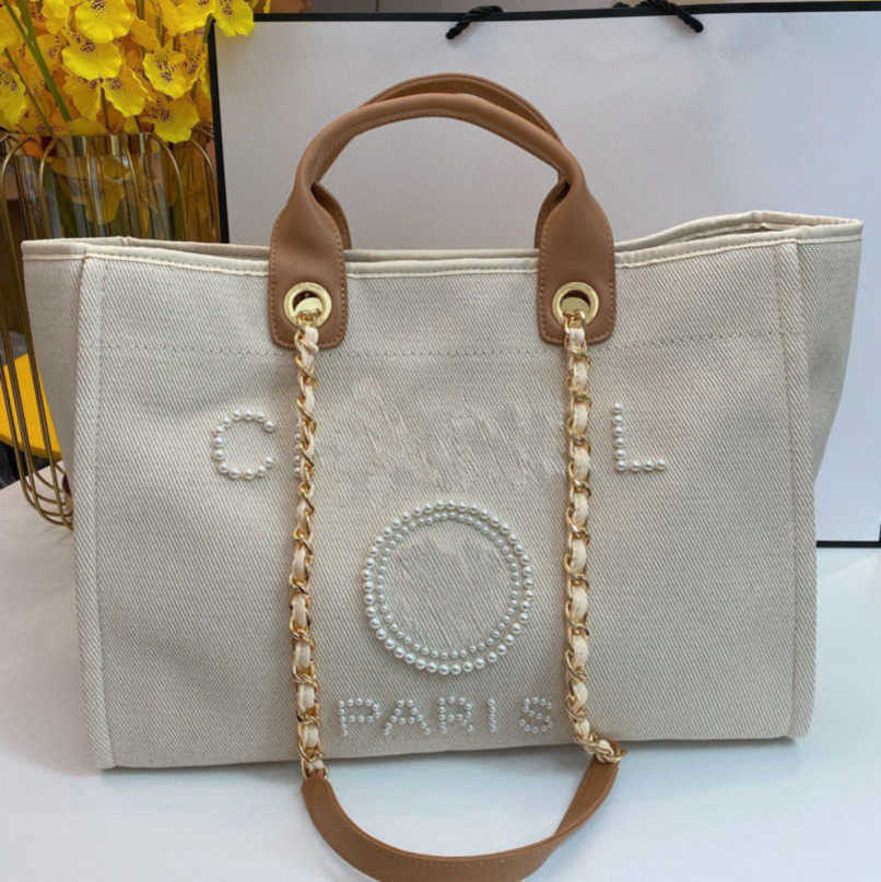 

Luxury Women's Hand Canvas Beach Bag Tote Handbags Classic Large Backpacks Capacity Small Chain Packs Big Crossbody 6I2V, Sky blue