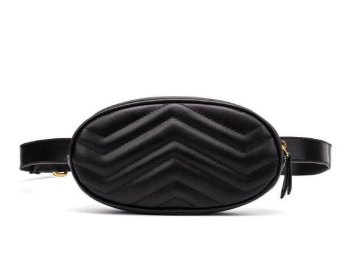 

Whole New Fashion Pu Leather marmont Handbags Women Bags Fanny Packs Waist Bags Handbag Lady Belt Chest bag wallet purse 06899518440, Black
