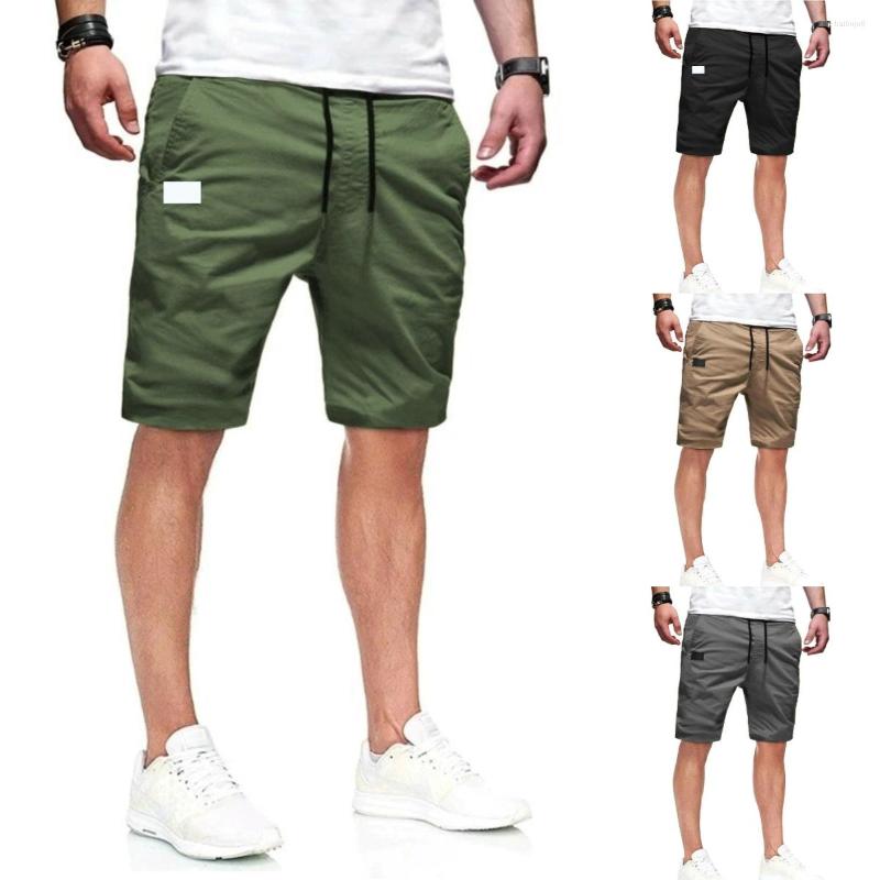 

Men's Shorts Summer Cotton Cargo Men Military Tactical Flap Pockets Bermudas Joggers Loose Work Casual Short Fitness Pants, Blue 2