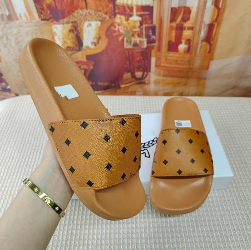 

Tan Black Munich Fashion Women Slippers Rhinestone Black Sandals Ladies Wedding Leather Slipper Trendy Slides Men Women Casual Flat Party Shoes, Mcmbm5165