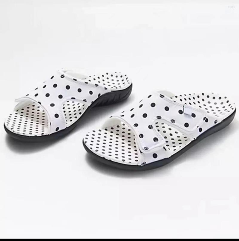 

Slippers Big Size Female Shoes Rubber Fashion Color 2023 Round Toe Ladies Flats Travel Lazy Modern Slides Denim Sandals Feminino, Black