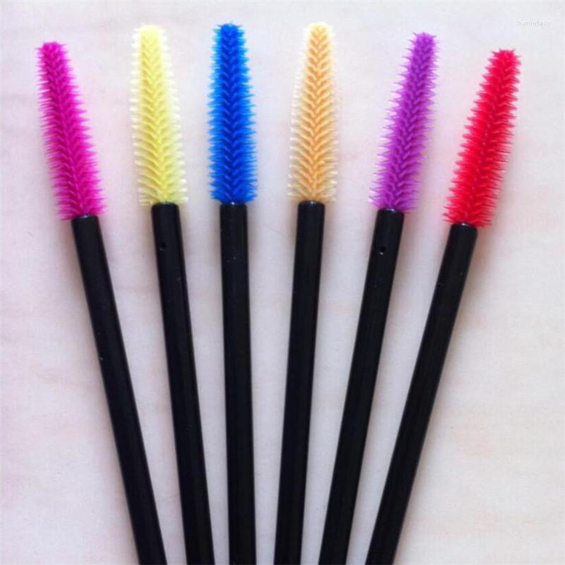 

Makeup Brushes Disposable Silicone Gel Eyelash Brush Comb Eye Lashes Mascara Applicator Wands Professional Beauty Tool For Women