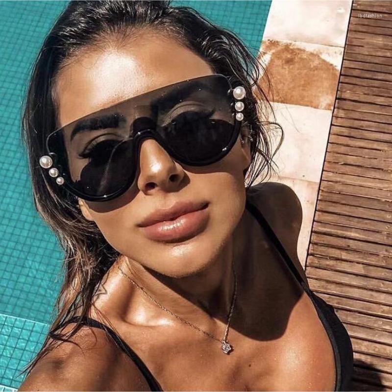 

Sunglasses Brand F 0296 Black Acetate For Men Luxury Fashion Handmade Pearl Original Solar Glasses Women Oval Prescription