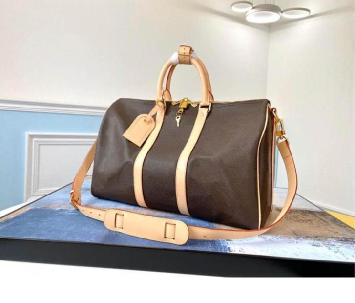 

2022 luxury fashion men women travel duffle bags brand designer luggage handbags large capacity sport bag Travel bag2715622, Sky blue