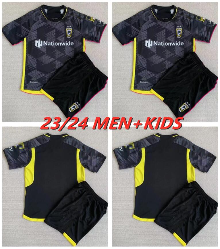 

23/24 Columbus Soccer Jerseys Crew 2023 2024 home away JONATHAN DEGENEK NAGBE P.SANTOS CUCHO ZELARAYAN ZARDES Vallecilla fans player kit kids football shirts, 22/23