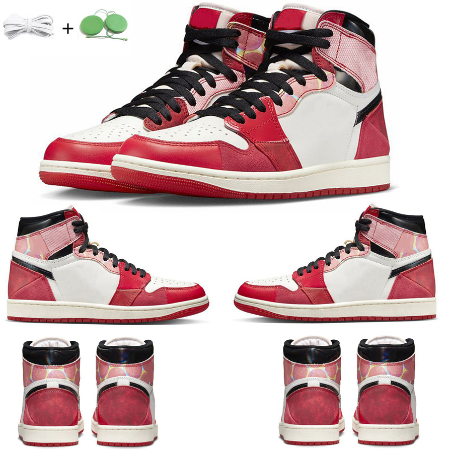 

1 1s Men Women Basketball Shoes Sneaker Spider Verse Next Chapter 2.0 University Red Black White DV1748-601 Mens Outdoor Trainers Sports Sneakers