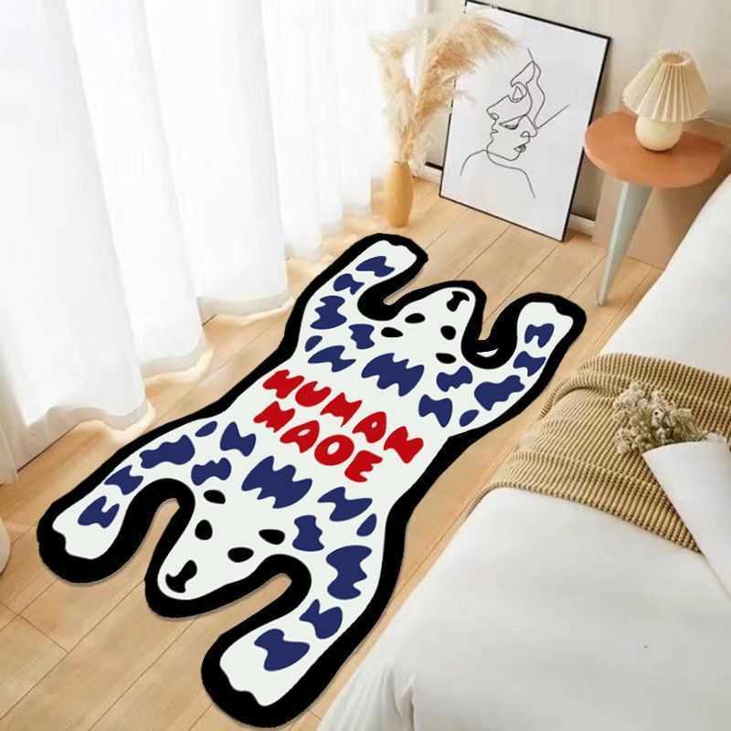 

Carpets Home Decor Bear Rug Handmade Tufted Bear Shape Carpet Floor Mat Non-slip Absorbent Bathroom Mat Living Room Area Rugs G230526, Yellow